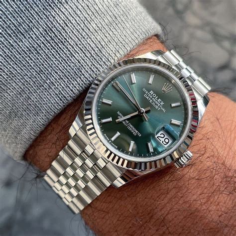 rolex green o black|green dial rolex price.